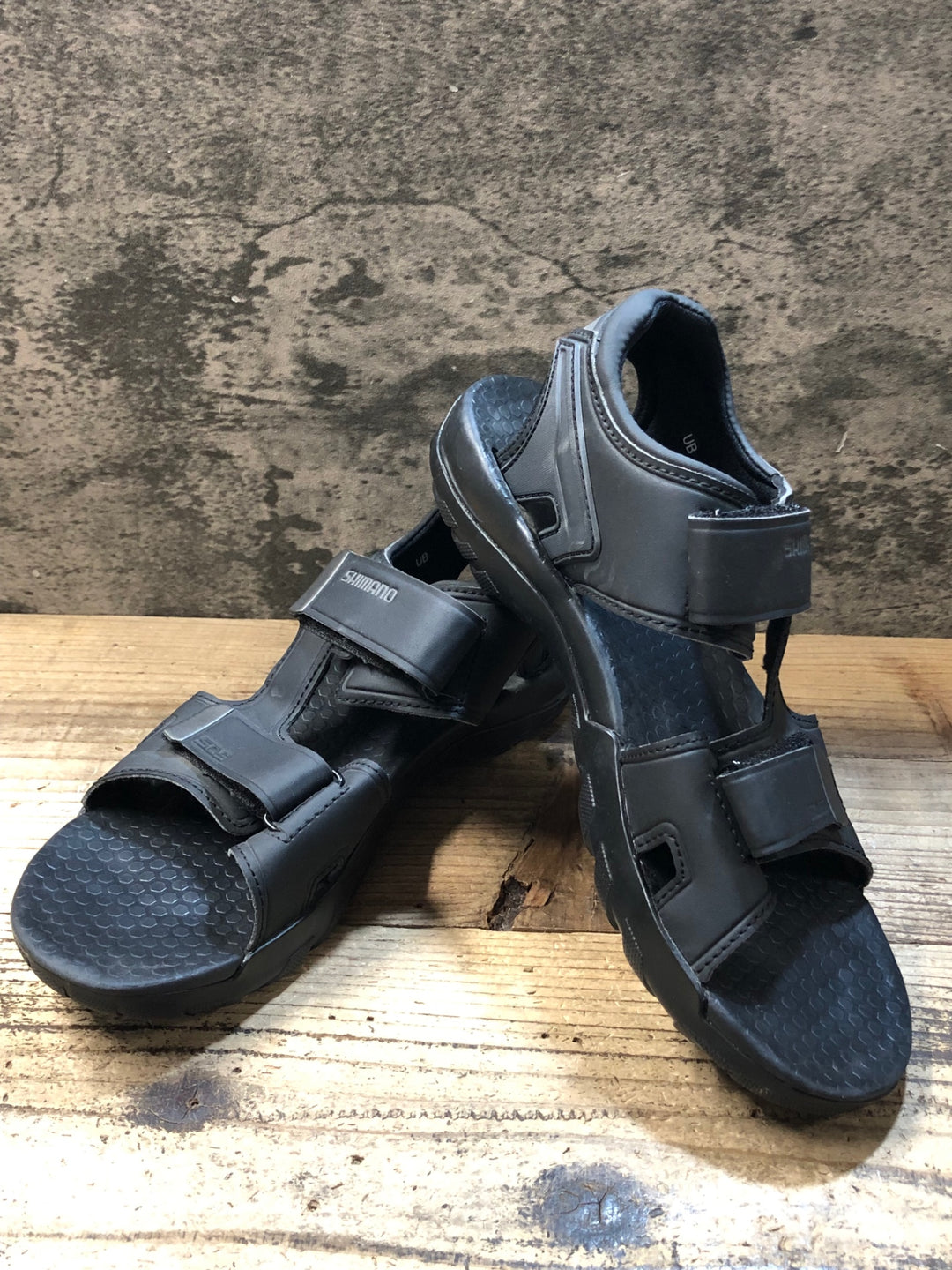 KH689 シマノ SHIMANO SD5 SH-SD501 M L01 S ビンディングシューズ サンダル 黒 EU39