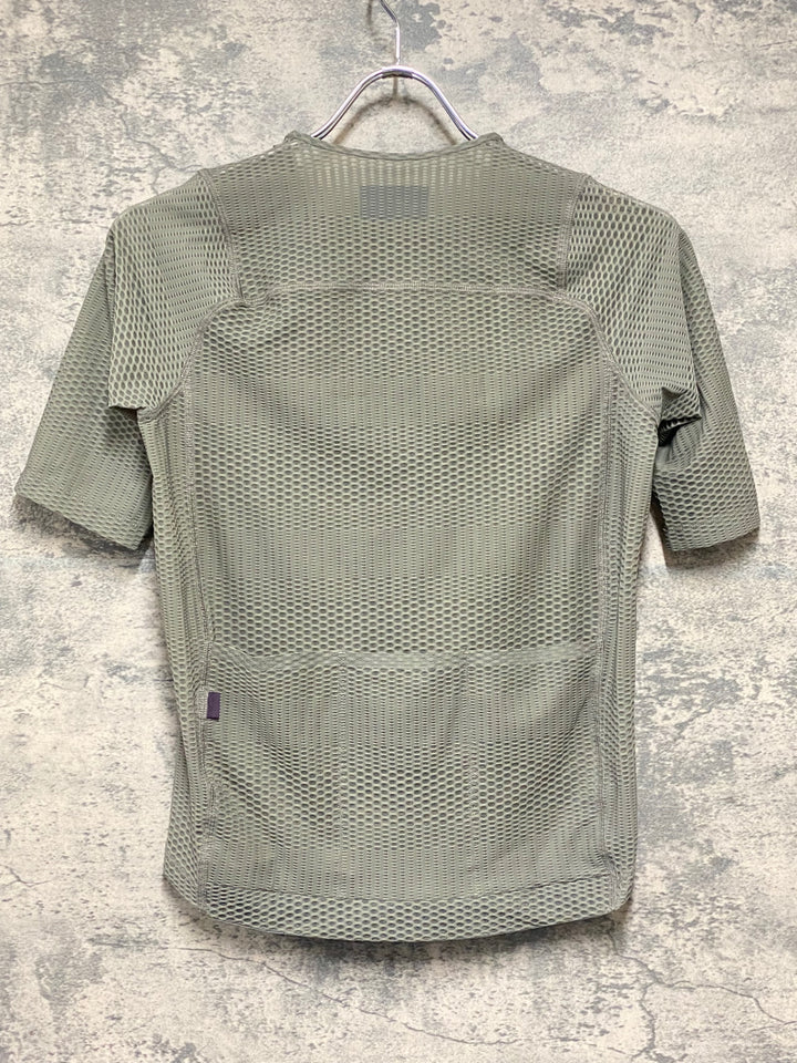 KJ284 パスノーマルスタジオ PAS NORMAL STUDIOS Men's Mechanism Pro Zipless Jersey 半袖 サイクルジャージ カーキ L