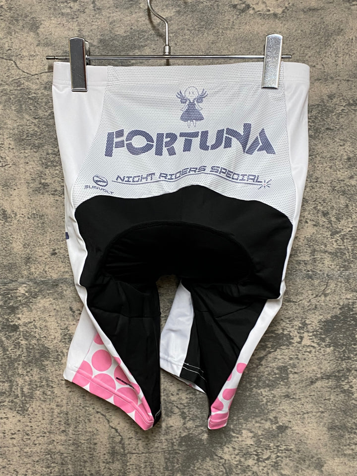 JO597 アウローラ AURORA レーサーパンツ 白 黒 ピンク L ろんぐらいだぁすとーりーず！FORTUNA