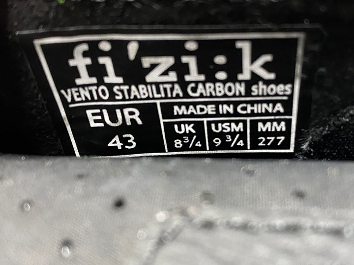 JU321 フィジーク fizik ベント VENTO STABILITA CARBON SHOES ビンディングシューズ 3穴 BOA 白 EU40
