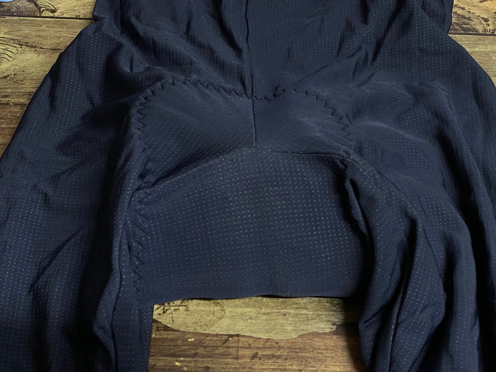KB612 カフェドシクリステ Cafe du Cycliste ADRIENNE MAN ビブニッカー 黒 グレー S 裏起毛
