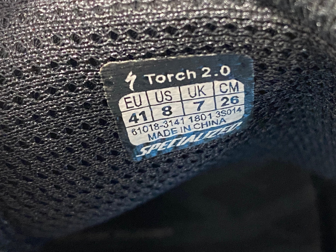 JZ187 スペシャライズド SPECIALIZED トーチ TORCH 2.0 ビンディングシューズ 3穴 黒 EU41