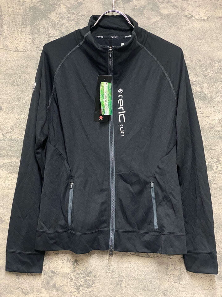 KK287 レリック reric 長袖 サイクルジャージ 黒 M