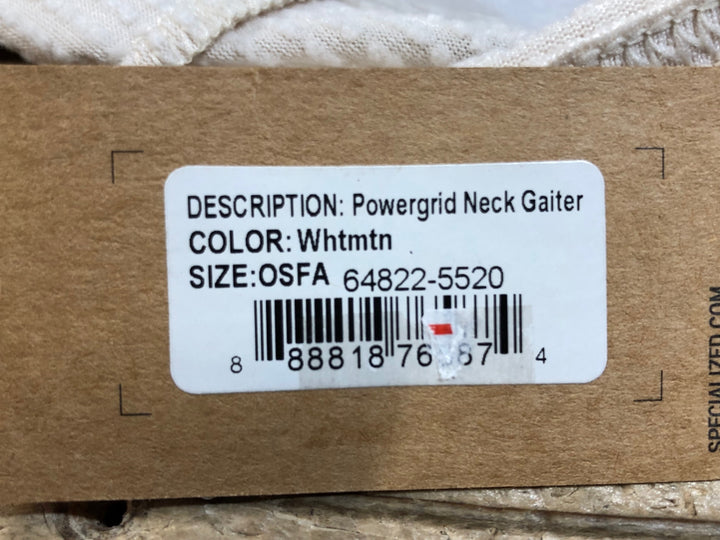 JV621 スペシャライズド SPECIALIZED POWERGRID NECK GAITER オフホワイト ワンサイズ POLARTEC