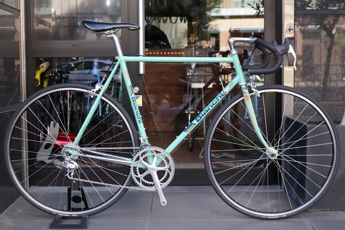 ビアンキ Bianchi レパルトコルセ X4 TSX Reparto Corse 1990頃 カンパニョーロ レコード 8S ヴィンテージ スチール  ロードバイク 【南麻布店】