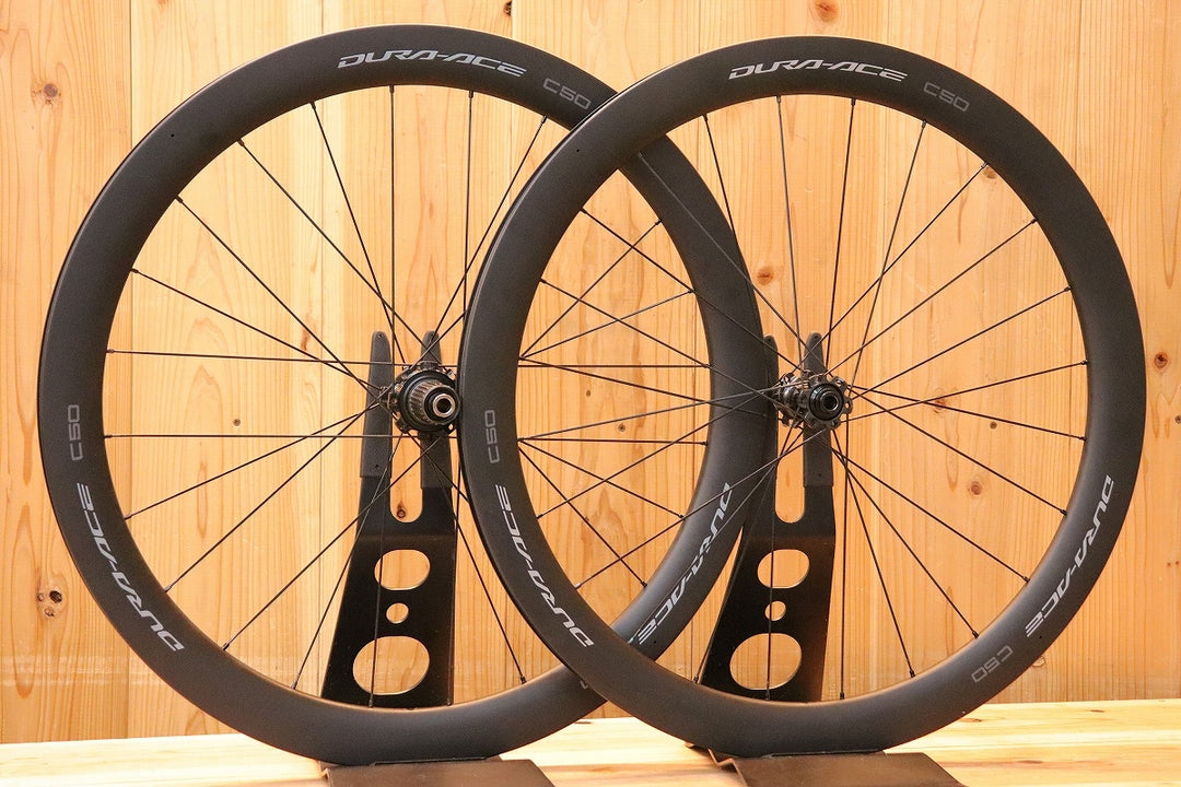 シマノ SHIMANO デュラエース DURA-ACE WH-R9270 C50 TL カーボン チューブレスレディ ホイールセット シマノ 12S 【芦屋店】