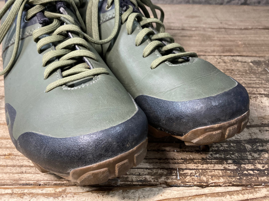 JX871 ジロ GIRO PRIVATEER LACE ビンディングシューズ オリーブ EU39 SPD