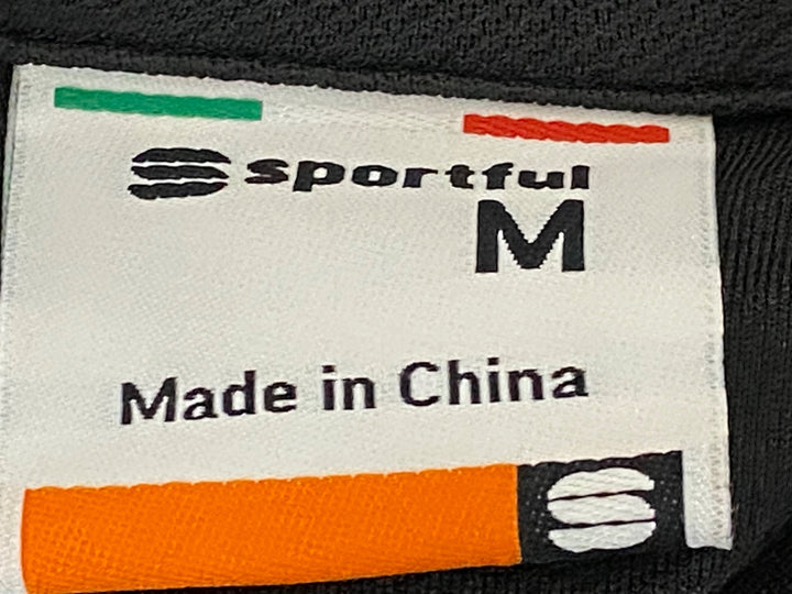 JI920 スポーツフル Sportful 長袖 サイクルジャージ 黒 白 M
