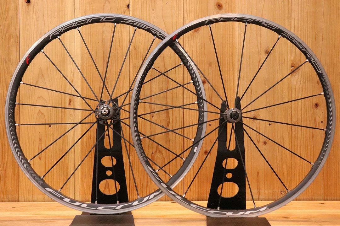 フルクラム FULCRUM レーシング ゼロ RACING ZERO アルミ クリンチャー ホイールセット シマノ 11S/12S ナローリム 15C 【芦屋店】