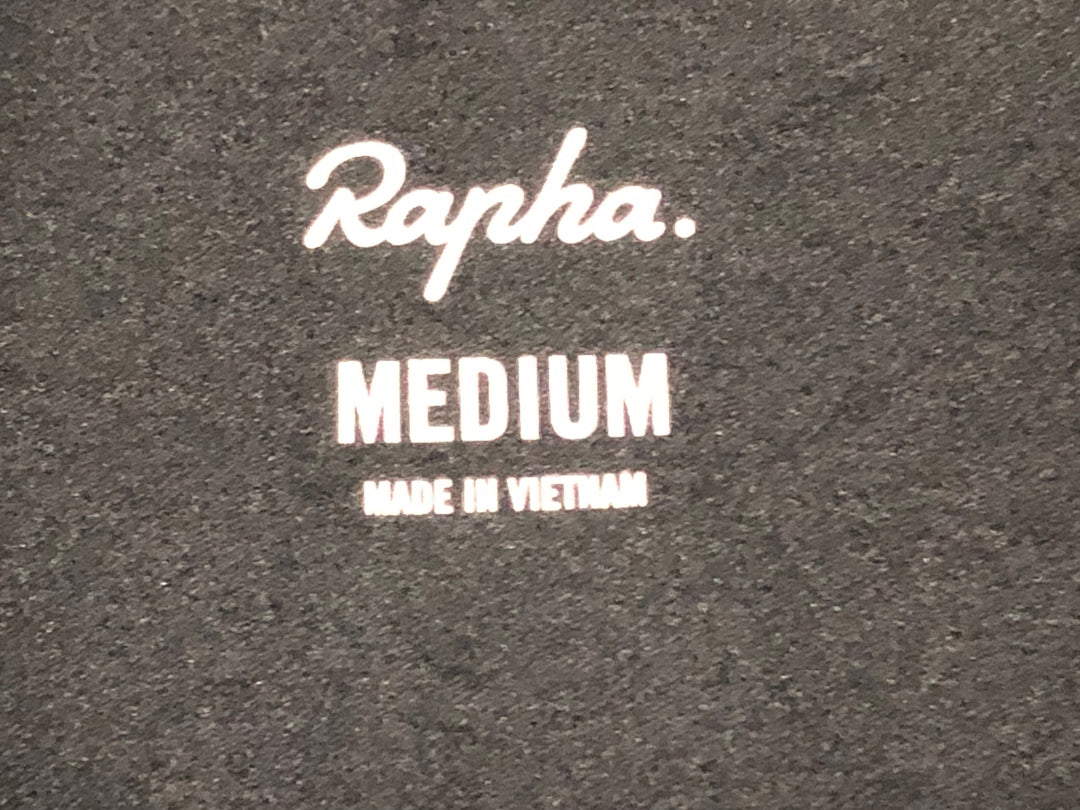 JT953 ラファ Rapha CORE LONG SLEEVE JERSEY 長袖 サイクルジャージ 裏起毛 黒 M