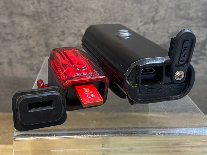 JN811 レザイン LEZYNE LITE DRIVE 1000XL/KTVリアライト 前後ライトセット 点灯確認済み