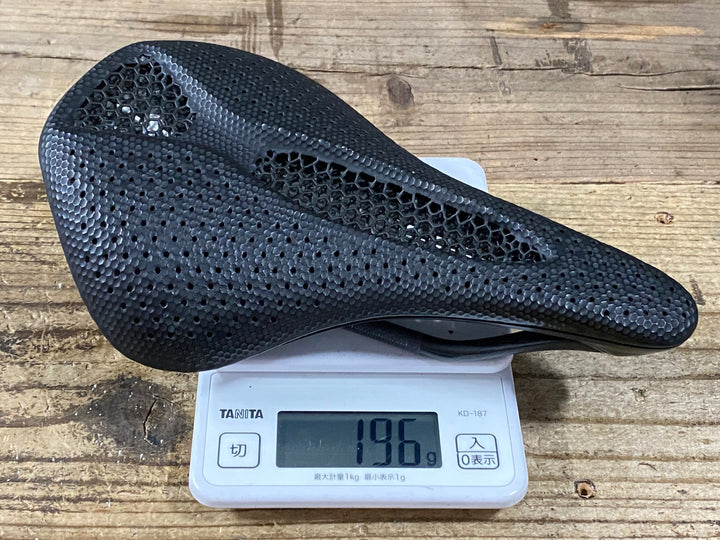 KE168 スペシャライズド SPECIALIZED S-WORKS POWER MIRROR サドル 黒 155mm カーボンレール ※先端部繊維切れのためジャンク