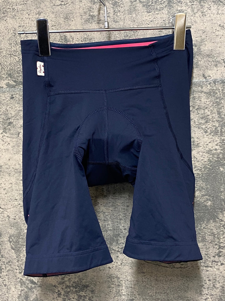 KM442 ラファ Rapha WOMEN'S CLASSIC SHORTS Ⅱ-REGULAR レーサーパンツ 紺 S レディース