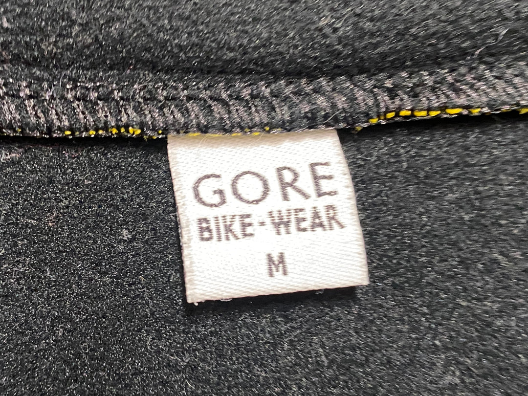 JZ004 ゴアバイクウェア GORE BIKE WEAR 長袖 サイクルジャケット 黃 M 裏起毛 WINDSTOPPER