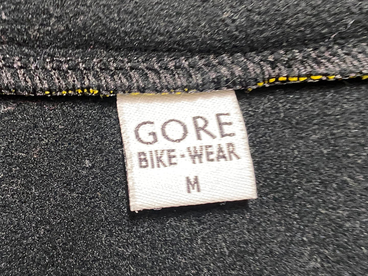JZ004 ゴアバイクウェア GORE BIKE WEAR 長袖 サイクルジャケット 黃 M 裏起毛 WINDSTOPPER
