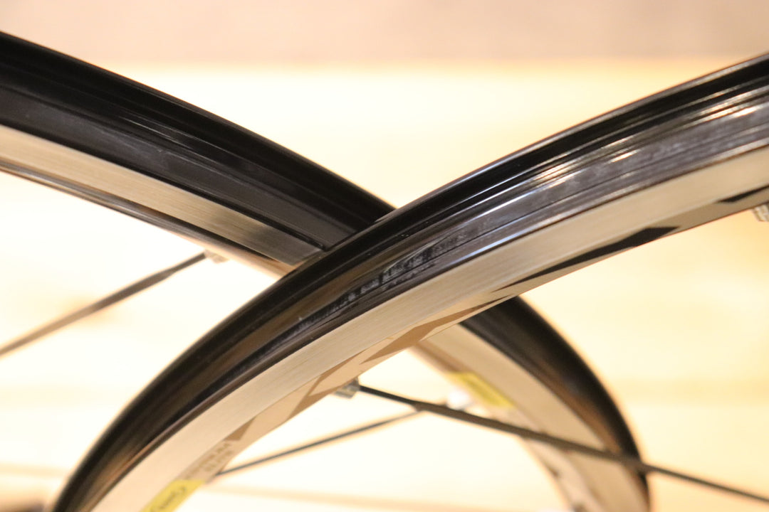 マヴィック MAVIC キシリウムエリート KSYRIUM ELITE シマノ 12/11S アルミ クリンチャー ホイールセット ナローリム 15C 【さいたま浦和店】
