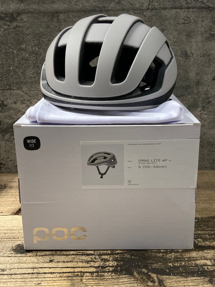 KO904 ポック POC OMNE LITE WF ヘルメット 白 Sサイズ 2025/4製造