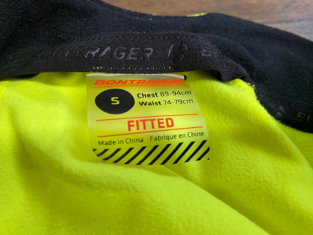 KG925 ボントレガー BONTRAGER Velocis S1 Softshell Jacket Vestes 長袖 サイクルジャケット ネオンイエロー S 裏起毛
