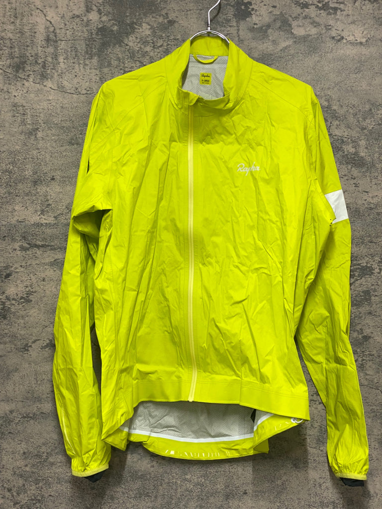 JZ863 ラファ Rapha CORE RAIN JACKET Ⅱ 長袖 レインジャケット 黄 XL