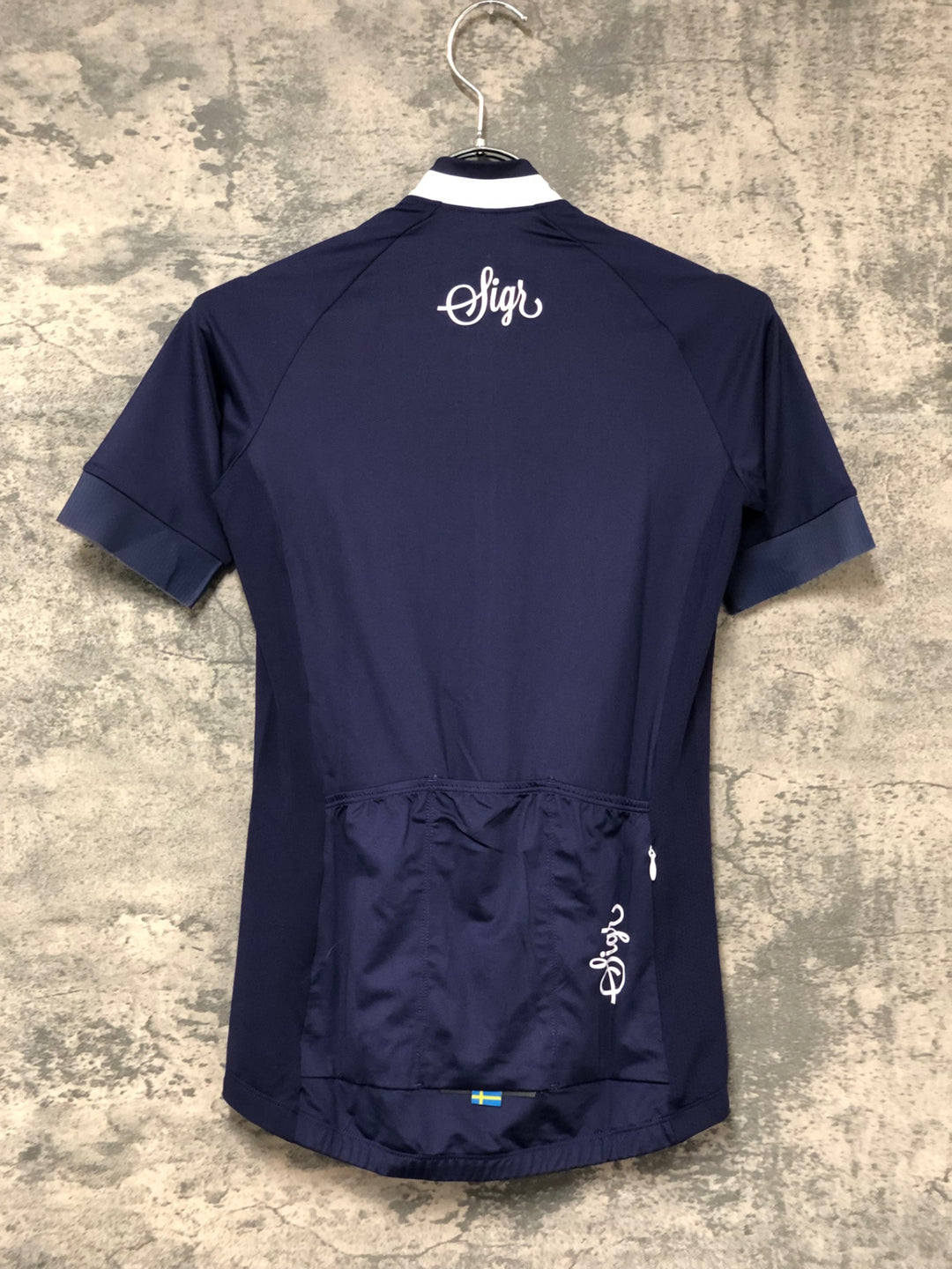 KO411 シーガー Sigr 半袖 サイクルジャージ 紺 XS レディース