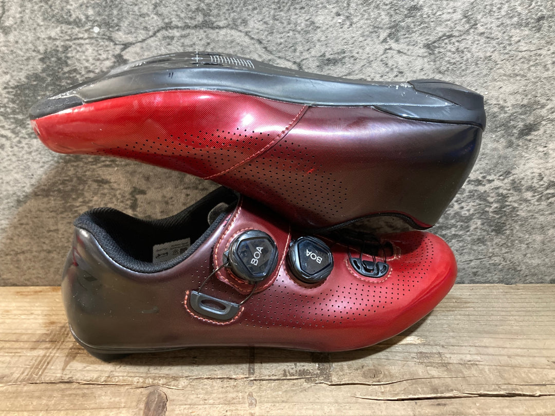 KH150 シマノ SHIMANO RC7 SH-RC701 ビンディングシューズ SPD-SL 赤 EU41