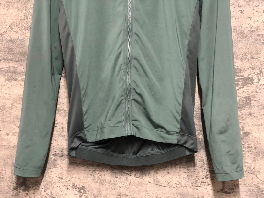 KA087 ラファ RAPHA MEN'S PRO TEAM LONG SLEEVE LIGHTWEIGHT JERSEY 長袖 サイクルジャージ S 緑
