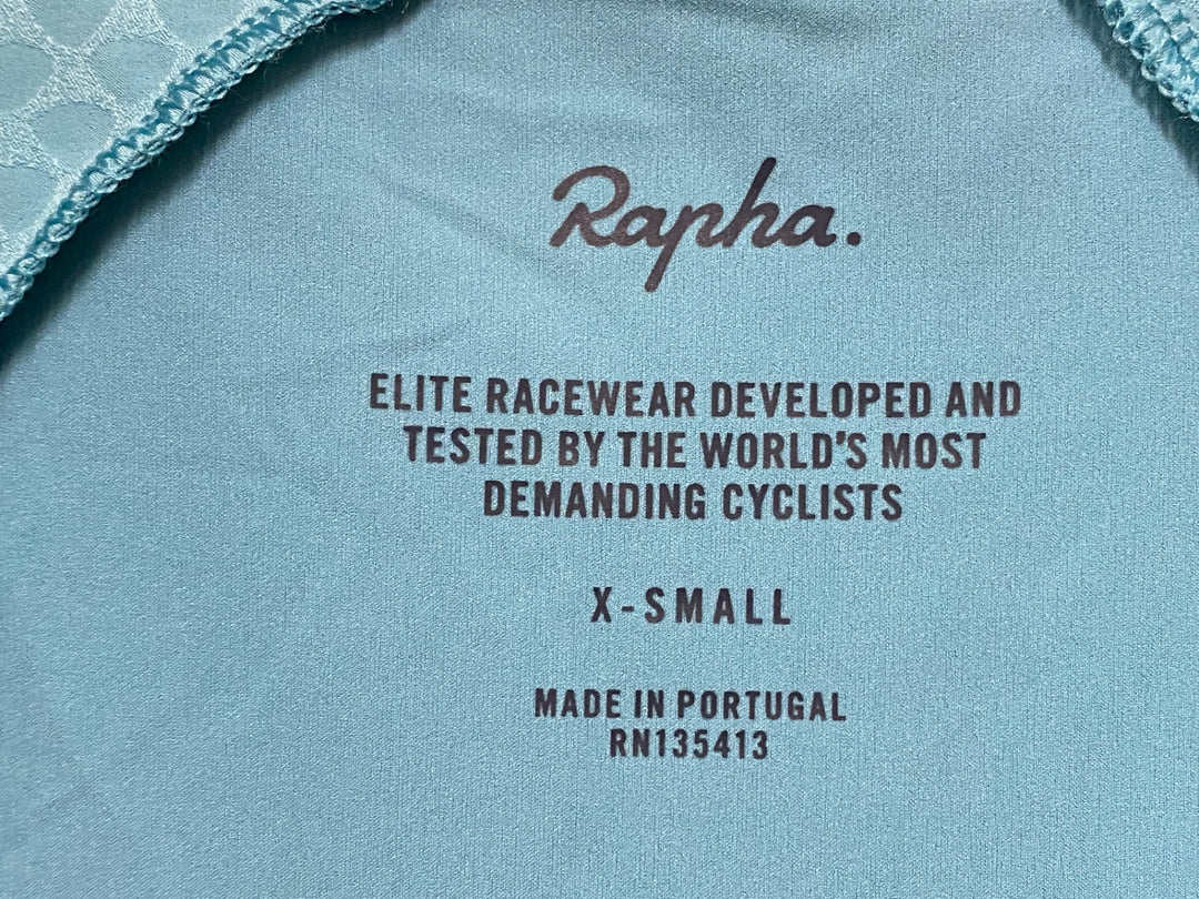 JG328 ラファ Rapha PRO TEAM GRAVEL JERSEY 半袖 サイクルジャージ 水色 XS