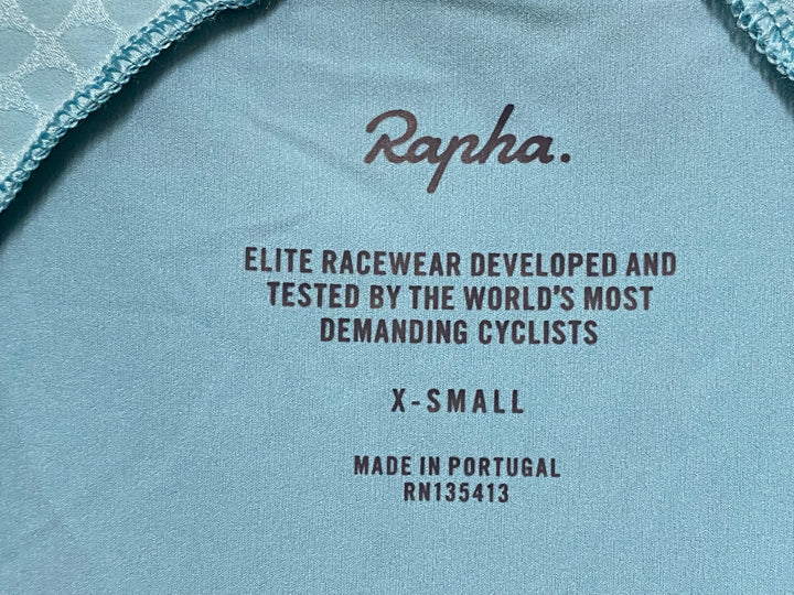 JG328 ラファ Rapha PRO TEAM GRAVEL JERSEY 半袖 サイクルジャージ 水色 XS