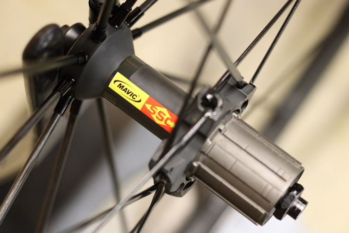 マヴィック MAVIC キシリウム エグザリット KSYRIUM SLR EXALITH アルミ クリンチャー ホイールセット シマノ12/11S 15C 【立川店】