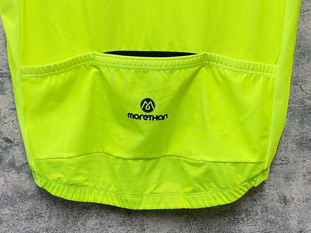KN293 モーゼン morethan サイクルベスト ジレ 黄 3XL