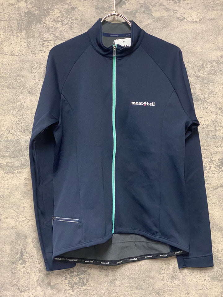 KG239 モンベル mont-bell 長袖 サイクルジャージ 濃紺 レディース XL