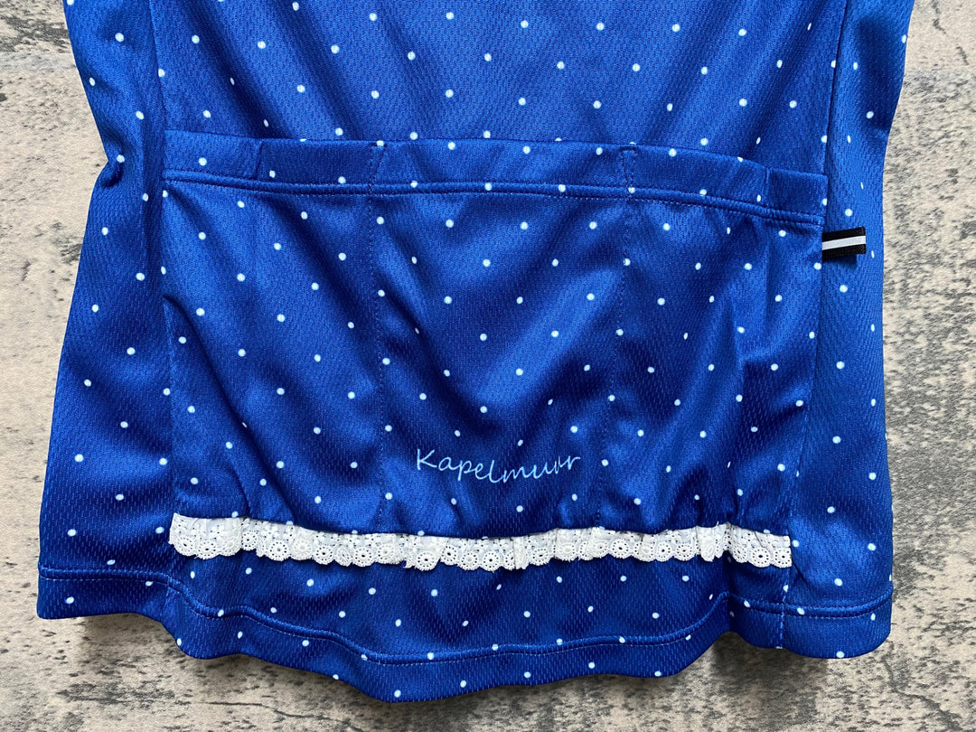 JO886 カペルミュール KAPELMUUR 半袖 サイクルジャージ ネイビー ドット 36 レディース