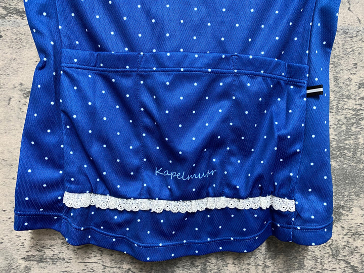 JO886 カペルミュール KAPELMUUR 半袖 サイクルジャージ ネイビー ドット 36 レディース