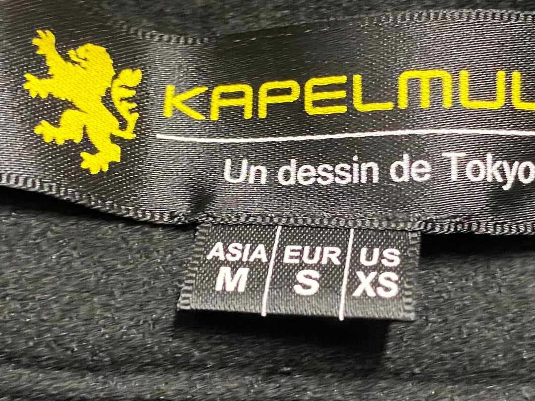 KD190 カペルミュール KAPELMUUR 長袖 サイクルジャケット グレー 黒 M 裏起毛