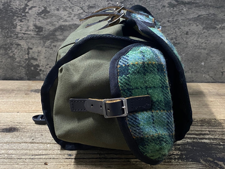 KR473 キャラダイス CARRADICE & HARRIS TWEED バッグ 緑