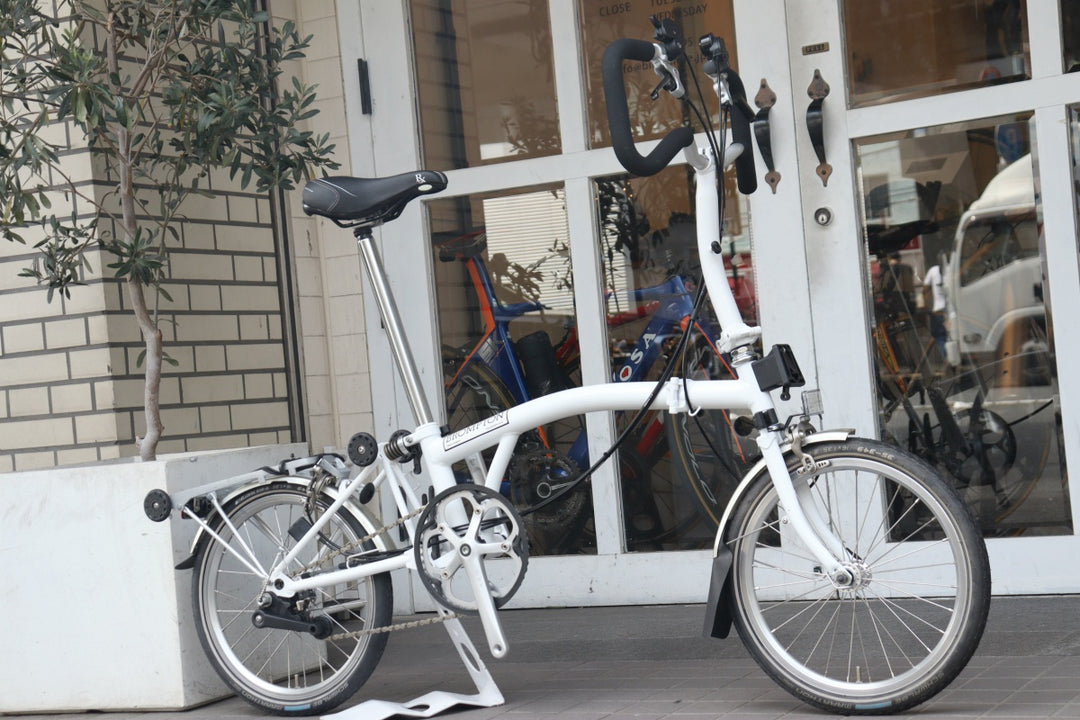 ブロンプトン BROMPTON M6R 2013 ホワイト 2×3S 16インチ 折り畳み小径 