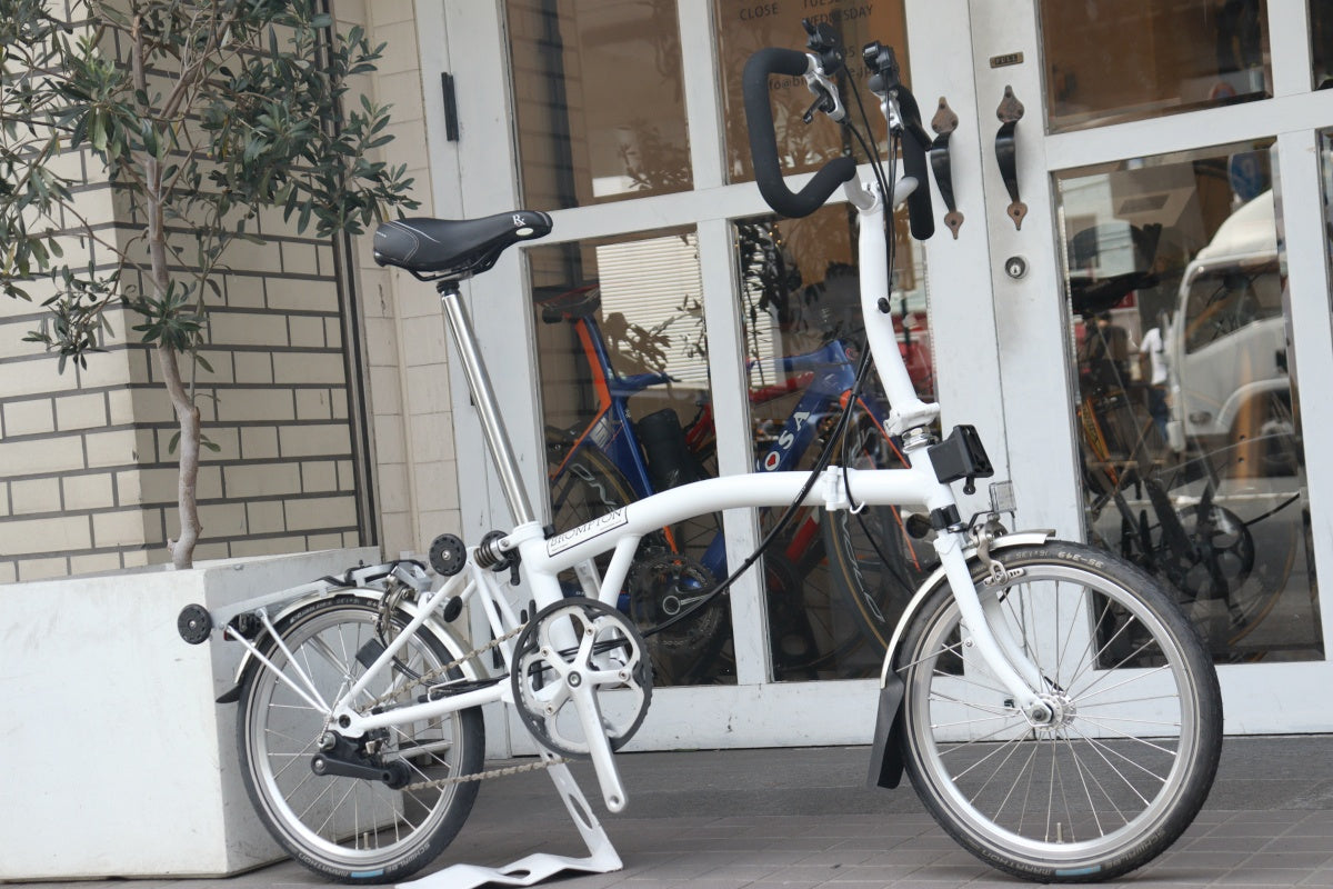 ブロンプトン BROMPTON M6R 2013 ホワイト 2×3S 16インチ 折り畳み小径