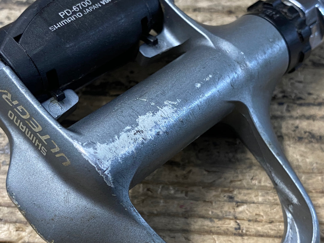 KC047 シマノ SHIMANO アルテグラ ULTEGRA PD-6700 ビンディングペダル SPD-SL