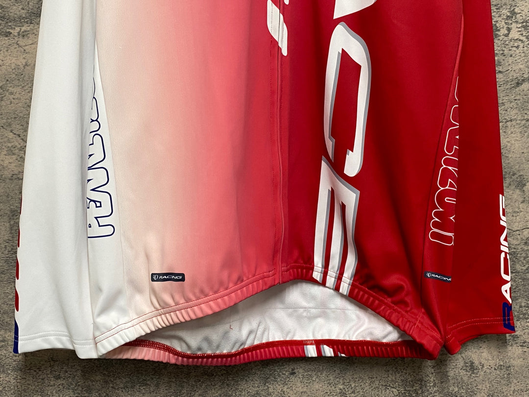 JN609 パールイズミ PEARL iZUMi 長袖 サイクルジャージ ピンク白 3L 裏起毛