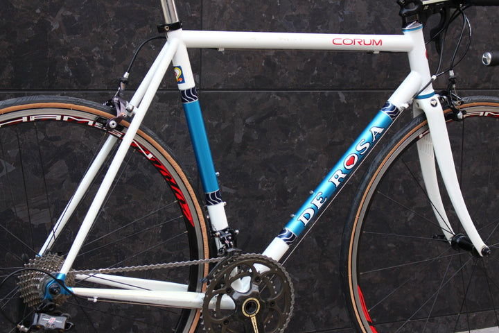 デローザ DE ROSA コルム CORUM 2011モデル 54サイズ カンパニョーロ レコード 11S クロモリ ロードバイク 【福岡店】