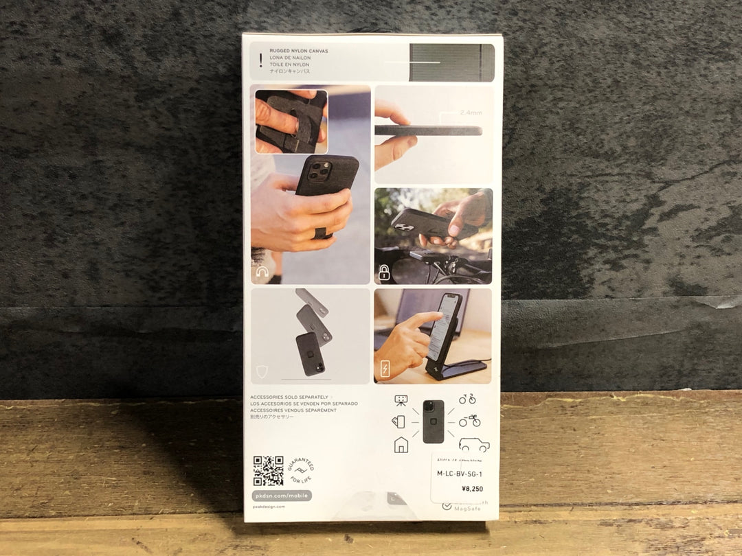 KE767 ピークデザイン PEAK DESIGN EVERYDAY LOOP CASE スマートフォンケース iPhon 16 Pro Max ブラック 未使用