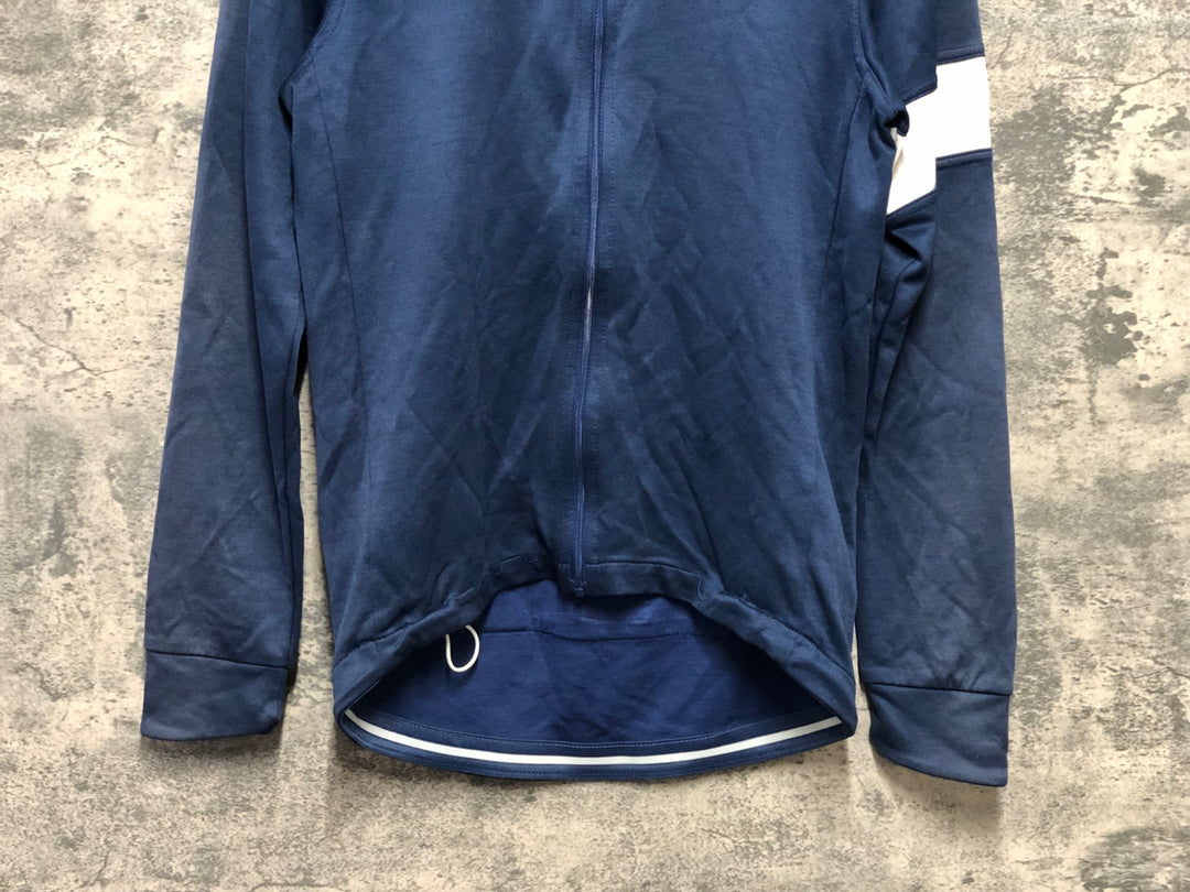 JZ500 ラファ RAPHA LONG SLEEVE JERSEY 長袖 サイクルジャージ M ネイビー