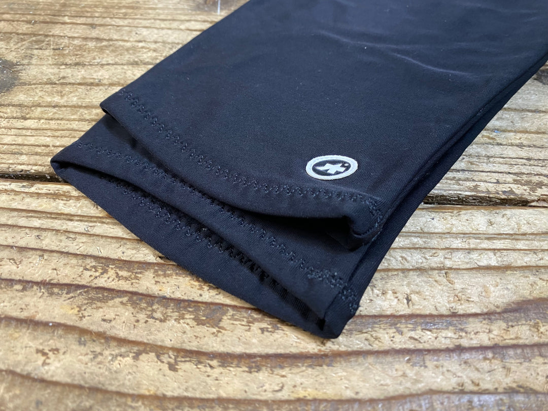 KG665 アソス assos KNEE WARMERS ニーウォーマー 黒 1 裏起毛