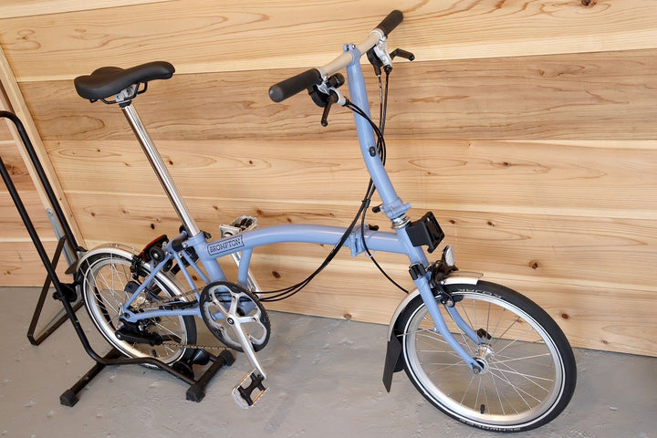 ブロンプトン BROMPTON S6L 2021 クラウドブルー 2×3S 折り畳み ミニベロ 小径車 16インチ 【千葉店】
