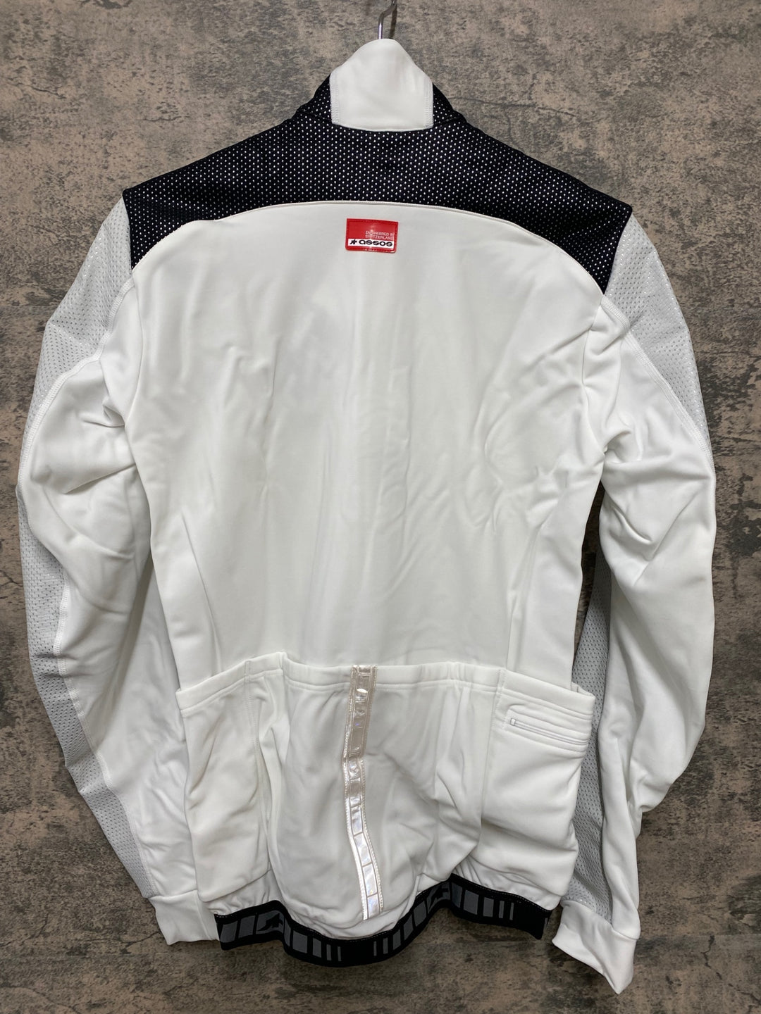 JQ174 アソス assos airJack 851 長袖サイクルジャケット 白 M 裏起毛