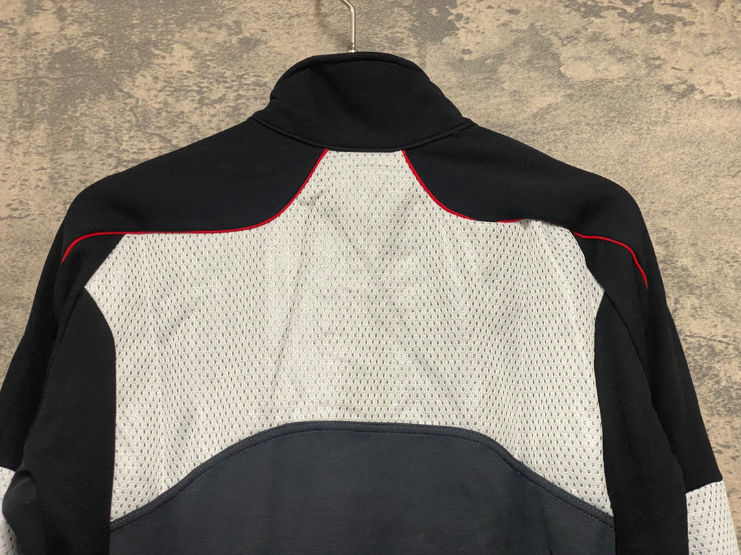 JX620 dhb 長袖 サイクルジャケット 白黒 S 裏起毛