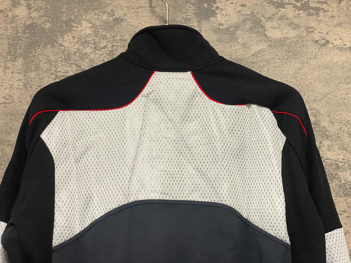 JX620 dhb 長袖 サイクルジャケット 白黒 S 裏起毛