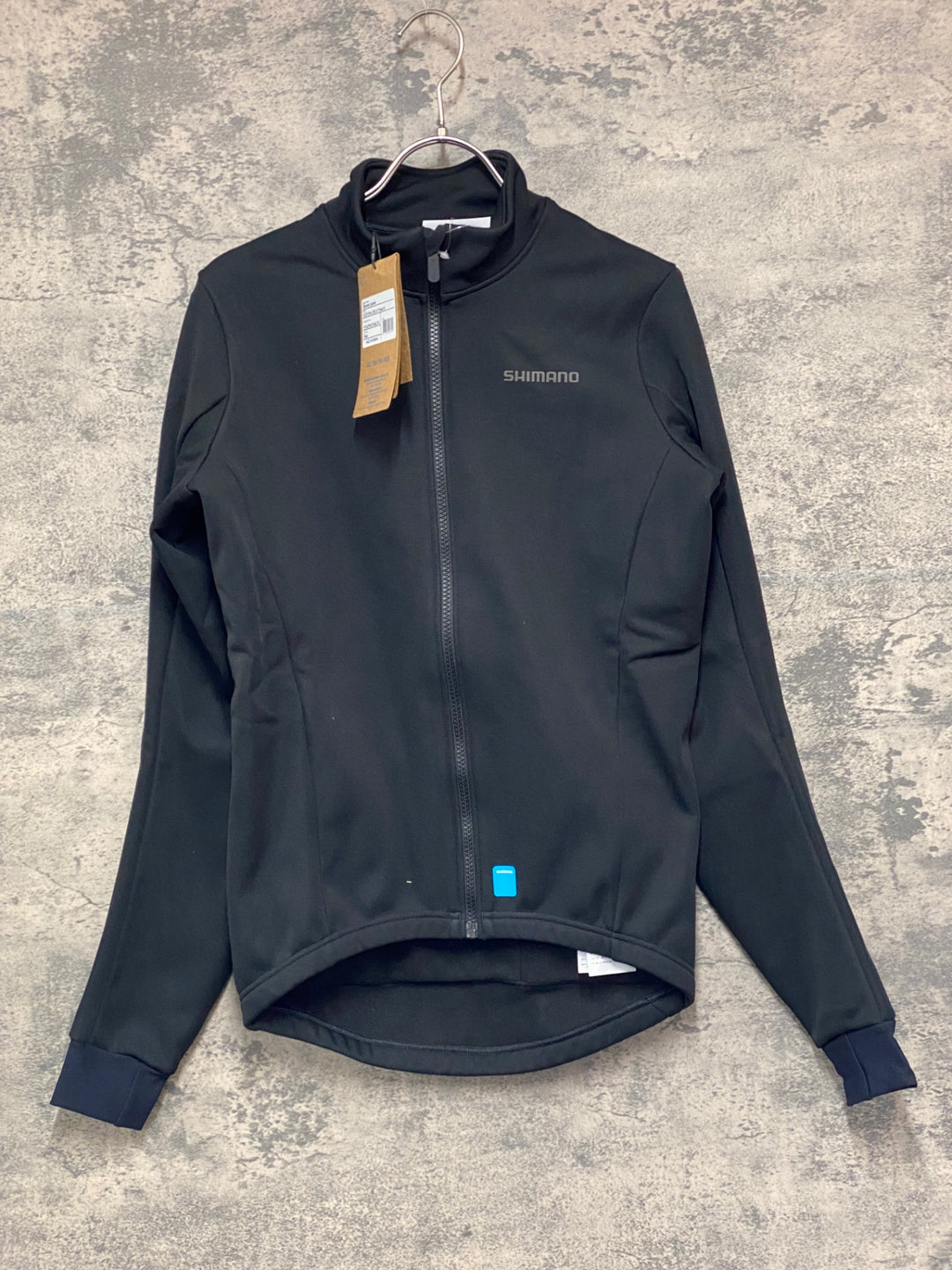 JY871 シマノ SHIMANO 長袖 サイクルジャケット 黒 M 裏起毛