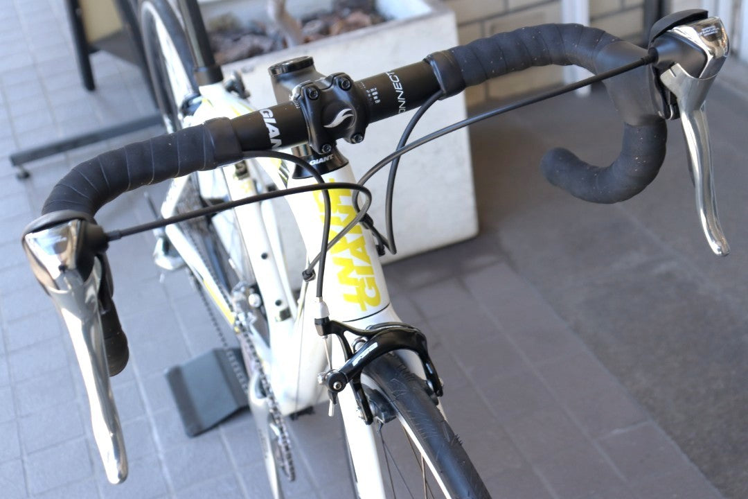 訳アリ ジャイアント GIANT TCR COMPOSITE 3 2014モデル XSサイズ シマノ ティアグラ 4500 MIX 9S カーボン ロードバイク 【横浜店】