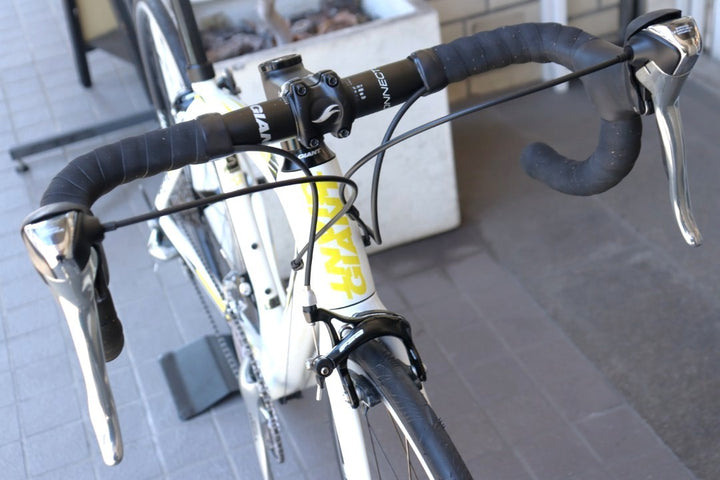 訳アリ ジャイアント GIANT TCR COMPOSITE 3 2014モデル XSサイズ シマノ ティアグラ 4500 MIX 9S カーボン ロードバイク 【横浜店】